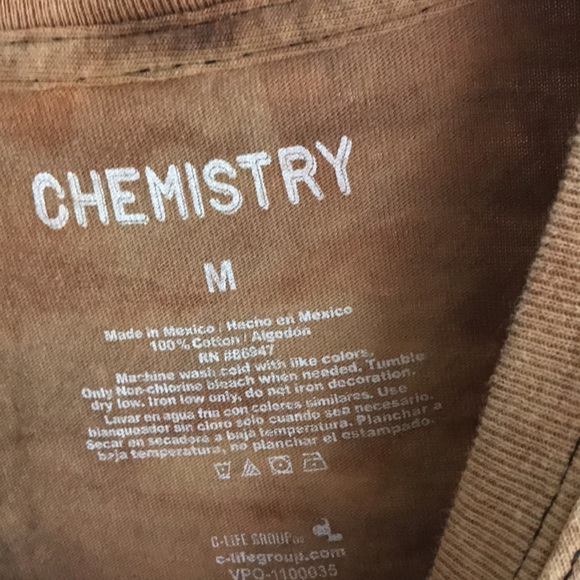 NWOT Tie Die Chemistry Tie Dye Positive Energy T-shirt. SZ M - Picture 2 of 4